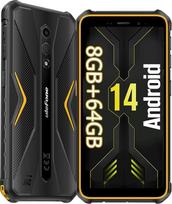 "Ulefone Armor X12 Pro" lauko mobilusis telefonas "Android 14" su aštuonių branduolių 8GB + 64GB/SD-256GB, IP68 išmanusis telefonas be sutarties, atsparus vandeniui, 4G dviejų SIM kortelių mobilusis telefonas su 4860 mAh baterija, 13MP + 8MP, 5GHz