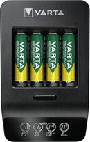 "Varta Smart Charger +", AA / AAA baterijų įkroviklis, vieno lizdo įkrovimas, sugedusių elementų aptikimas, baterijų įkrovimas ir atnaujinimas, įskaitant 4x "Varta" AA 2100 mAh bateriją