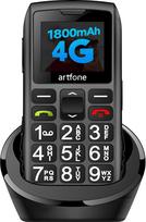 artfone 4G senjorų mobilusis telefonas be sutarties | Dviguba SIM kortelė su pagalbos iškvietimo mygtuku | Pensininkų mobilusis telefonas su dideliais mygtukais | Baterija ilgas budėjimo laikas | USB-C | Mobilusis telefonas su dideliu mygtuku