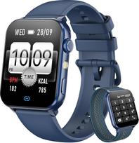 Blackview Smart Watch Vyrai Moterys Bluetooth skambučiai / LED žibintai / 2 apyrankės (silikonas / nailonas) Sporto laikrodis su pulso miego žingsnių kalorijų kilometrų monitoriumi 350mAh (6+ dienos) fitneso laikrodis "Android iOS