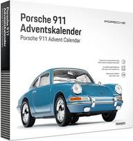 FRANZIS Porsche 911 67664 Advento kalendorius 1:43 mastelio modelio rinkinys su garso moduliu ir 52 puslapių lydraščiu