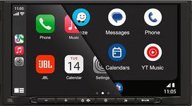 JBL Legend 700D 2 DIN DAB Plus radijas - automobilinis radijas su ekranu, "CarPlay Android Car", laisvų rankų įranga su "Bluetooth", 7 colių jutiklinis ekranas, USB/AUX FM/MW, 6 kanalų 4V stiprintuvo išėjimai