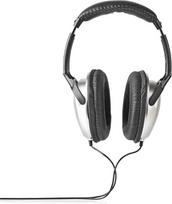 NEDIS - Laidinės ausinės - Per ausis - 6 m apvalus laidas - HiFi - Ergonomiški ausų kaušeliai - Sidabrinės/juodos spalvos