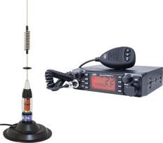 PNI CB radijo ryšio priemonių paketas Escort HP 9001 PRO ASQ Reguliuojamas AM-FM 12V 4W + CB antena ML70 26-30MHz 200W 70cm magnetas 145mm