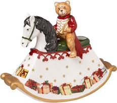 Villeroy & Boch - Kalėdiniai žaislai Schaukelpferd, Kerzenständer aus Porzellan