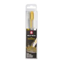 Gelinių rašiklių rinkinys Sakura Gelly Roll Mixed, 3 vnt. , auksinis, sidabrinis, baltas