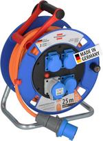 "Brennenstuhl Garant Camping" kabelio ritė / CEE 230 V kabelio ritė 25 m (H07RN-F 3G2.5 kabelis, oranžinės spalvos, skirtas nuolatiniam naudojimui lauke, IP44, pagamintas Vokietijoje)