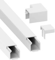 "Habengut CC10001" lubinių šviestuvų kabelių vediklis Kabelių kanalas lipnus 15 x 15 mm ilgio 2 vienetai po 1 metrą