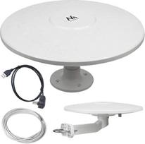 "Maclean MCTV-947" daugiakryptė antena Daugiakryptė lauko antena Aktyvioji TV antena DVB-T/T2 H.265 HEVC (kemperis - USB)