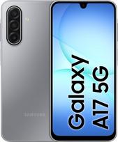 "Samsung Galaxy A17" 5G dirbtinio intelekto išmanusis telefonas, dirbtinio intelekto telefonas su "Android", plonas 7,5 mm rėmelis, 50 MP fotoaparatas, 128GB atmintis, 4GB RAM, 5000 mAh baterija, pilkas
