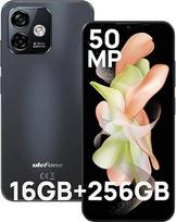 "Ulefone Note 16 Pro" mobilusis telefonas be sutarties, 16GB + 256GB/SD-256GB "Android 13" išmanusis telefonas 4400mAh su 50MP fotoaparatu "Octa Core" 6,52 colių HD+ 5Ghz "WiFi" Dual SIM pirštų atspaudų / veido ID/4G/GPS/OTG / juoda