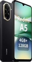 "Xiaomi Redmi A5" išmanusis telefonas, 128GB ROM, 4GB RAM, 5200 mAh baterija, 120 Hz 6,88 colių ekranas, 32 MP AI dviguba kamera, aštuonių branduolių procesorius, juodas