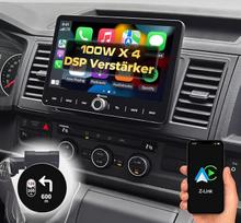 DYNAVIN Android automobilinė radijo navigacija VW T5 T6 Caddy Tiguan Sharan Skoda, 10,1 colio radijo imtuvas su belaidžiu "Carplay" ir "Android Car", "Head-up" ekranas, DAB+: D9-V10W PR F
