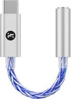 Girftu JCALLY JM6 Pro USB C tipo C į 3,5 mm dvigubą DAC CX31993 MAX97220 ausinės Skaitmeninis garso nešiojamasis dekodavimo stiprintuvas HiFi DAC mobiliųjų ausinių adapteris (mėlynas)
