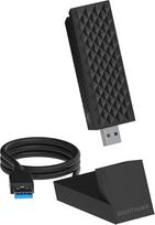 NETGEAR Nighthawk WiFi 7 USB 3.0 adapteris (A9000) BE6500 Trijuostis belaidis gigabitinio greičio (iki 6,5Gb/s) - 6 GHz dažnio diapazonas - suderinamas su maršrutizatoriumi / tinkleliu - skirtas "Windows 11" kompiuteriui