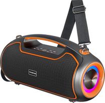 VUOPAX "Bluetooth" garsiakalbis, nešiojamasis "Bluetooth 5.3" muzikinis langelis su 2 žemų dažnių garsiakalbiais, 200 W didžiausios galios / "Bass Boost" / 24 val. baterija / IP65 vandeniui atsparus lauko garsiakalbis / DSP / TWS / TF / USB / AUX, skirtas