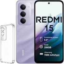 XIAOMI Redmi 15-4G 8+256GB išmanusis telefonas, 6,9 colių 120 Hz ekranas, dviguba kamera 50 MP, Snapdragon 685, 7000 mAh, violetinės spalvos (įkroviklis neįtrauktas)
