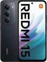 XIAOMI Redmi 15 išmanusis telefonas nuo 6 + 128GB, juodas vidurnaktis, 6,9 colio 120 Hz ekranas, procesorius Snapdragon 685, 50 MP fotoaparatas, 7000 mAh, be įkroviklių