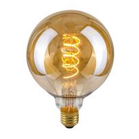LED Lemputė E27 4W 2200K G125 Spiral Amber