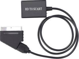 Annadue SCART to HDMI Converter, Audio Video Converter, Scaler Video Adapter, Support for NTSC and PAL Output, HD Video Adapter, HDMI 1.3 and Backward Compatible