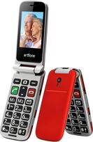 artfone CF241A GSM sulankstomas mobilusis telefonas Senjorų mobilusis telefonas su įkrovikliu ir fotoaparatu, dviejų SIM kortelių mobilusis telefonas su pagalbos iškvietimo mygtuku, 2,4 colio spalvotas ekranas, pensininkų mobilusis telefonas su dideliais