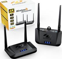 Belaidis HDMI siųstuvas ir imtuvas, 4K@30Hz, 300 m atstumas, HDMI kilpos išėjimas, dviguba aušinimo sistema, 9 kanalai, nuo 1TX iki 3RX, transliacijos imtuvas, kompiuteris, stebėjimo kamera į televizorių, projektorių arba monitorių