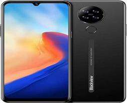 Blackview A80, "Android 10" išmanusis telefonas be sutarties, 4G pigus, 6,21 colio HD+ ekranas, keturios galinio vaizdo kameros, 2GB + 16GB, 4200 mAh baterija, 8,8 mm lygus ir plonas dizainas, dviejų SIM kortelių mobilusis telefonas su GPS