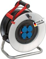 Brennenstuhl Garant S Kabelbeben IP44 / Beblint Preparation 50 m - Plieninis lakštas (trumpalaikiam naudojimui lauke, pagamintas Vokietijoje) Sidabrinis