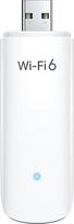 BrosTrend 1800Mbps WiFi 6 WLAN Stick, AX1800 USB WLAN adapteris, dviejų juostų 1201Mbps 5GHz + 574Mbps 2.4GHz, USB3.0 WLAN imtuvas nešiojamiesiems kompiuteriams, 802.11ax, palaiko tik Windows 11/10