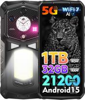 Ulefone Armor 29 Ultra lauko mobilusis telefonas 5G AI išmanusis telefonas 32GB+1TB/SD-2TB, 6,67 colių FHD+ 120Hz AMOLED + 1,04 colių subekranas Android 15, 21200mAh 120W 50MP + 50MP + 50MP + 50MP + 64MP Naktinis matymas / 3
