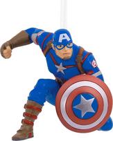 "Hallmark Marvel Avengers" Kapitonas Amerika Kalėdų papuošalas iš dervos