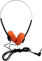 "Wyjuan Orange Retro Over Ear" ausinės Laidinės stereofoninės ausinės "HiFi Stereo Sound" Lengvos nešiojamos su reguliuojamu dirželiu Patogios ausinės kelionėms ir kasdieniam naudojimui