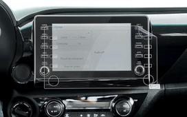BSTW Tinka 2021-2025 Toyota Hilux VIII (AN120/AN130) navigacijos apsauginė plėvelė, 8 colių multimedijos ekrano nano plastiko ekrano apsauga 6H, atspari įbrėžimams, Toyota Hilux priedai [Pakuotė