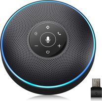 EMEET M2 "Bluetooth" konferencijų garsiakalbis - USB garsiakalbis su 4 AI mikrofonais, 360º balso atpažinimo funkcija, konferencijų mikrofonas su "Skype", "Zoom