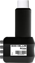 GigaBlue Ultra Rocket Quattro LNB 0.1 dB for Multiswitch / Switch Full HD TV 3D 4K + Weather Protection Extendible