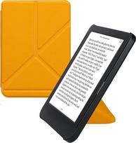 kwmobile dėklas, suderinamas su Kobo Clara BW/Clara Colour/Tolino Shine (5) / Shine Colour Case - Dirbtinės odos dėklas - apsauginis elektroninės skaityklės dėklas - dangtelis, ryškiai geltonas