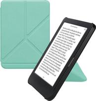 kwmobile dėklas, suderinamas su Kobo Clara BW/Clara Colour/Tolino Shine (5) / Shine Colour Case - Dirbtinės odos dėklas - apsauginis elektroninės skaityklės dėklas - Mint Green viršelis