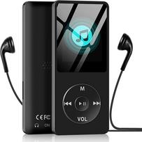 MP3 grotuvas "Bluetooth Sport", 32GB nešiojamasis Hi-Fi garso MP3/MP4 muzikos grotuvas bėgimui su FM radiju, balso įrašymu, vaizdo įrašu, garsiakalbiu, elektronine knyga, palaiko iki 128GB (ausinės pridedamos)