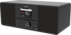 TELESTAR TOP 300 DAB+/internetinis radijas su CD grotuvu (stereofoninis, 2 × 15 W, srautinio duomenų perdavimo paslaugos, "Bluetooth" siuntimo/priėmimo funkcija, USB įrašymas, avarinio perspėjimo sistema) - juodas