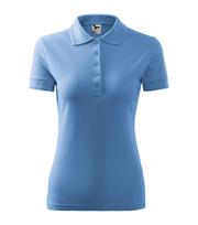 Moteriški Polo Marškinėliai MALFINI Pique Polo, Sky Blue