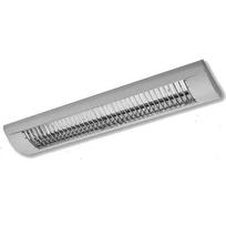 GWP GBM-2X36 T8 šviestuvas su magnetiniu balastu, sidabrinės spalvos, IP20