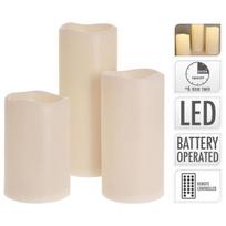LED žvakių rinkinys Ambiance, 3vnt.