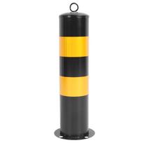 50 cm apsaugos kelio stulpas, sutirštintas šaltai valcuoto plieno eismo apribojimo stulpas, kertantis gatvę, įspėjamasis stulpas