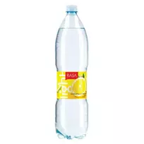 Citrinų ir žaliųjų citrinų skonio gazuotas stalo vanduo RASA LIGHT, 1,5 l