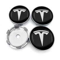 4 vnt. Automobilio rato centrinio dangtelio Rato stebulės dangtelis Ratlankio stebulės Apsauginis nuo dulkių dangtelis Automobilio priedai Tesla Model 3 Model S Model X Y SpaceX stiliaus juoda