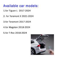 Automatinis elektrinis bagažinės dangčio užrakto modulis su nuotolinio valdymo pulteliu Elektrinis Elektrinis bagažinės dangtis Modifikuotas bagažinės dangtis Volkswagen raudona
