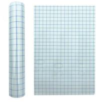 Lipni vinilo perdavimo popieriaus juostos rulonėlis Skaidri su raudonu išlygiavimo tinkleliu Vidutinio lipnumo amatų lipdukų lapas „Pasidaryk pats“ 30*20cm/100cm 30x 20cm(12inx7.8in) mėlyna