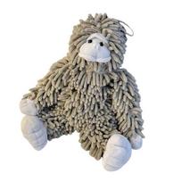 Yousheng Gorilla Doll Hand Towel Chenille Fuzzy Animal Decorative Towel Absorbent Cute Gorilla Towel with Hanging Loop for Kitchen Bathroom rožinė
