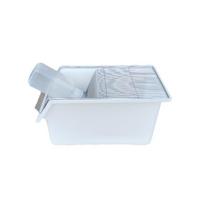 Nerūdijančio plieno tinklelio pelės narvas, aukštos temperatūros dezinfekcija, tinkamas baltųjų pelių veisimui ir laboratoriniam naudojimui M1 cage + 250ml silicone water bottle set kaip parodyta spalva