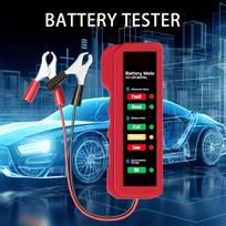 12V automobilio akumuliatoriaus testeris, automobilių generatoriaus testeris, akumuliatoriaus testeris, generatoriaus ir akumuliatoriaus įkrovimo sistemos tikrinimo analizatorius
